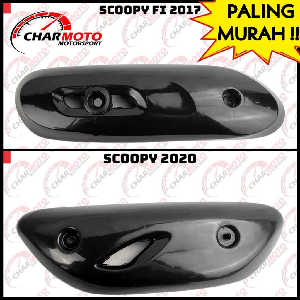 Cover Tutup Knalpot Premium Scoopy Variasi 2020 &amp; FI 2017 PNP - Charmoto