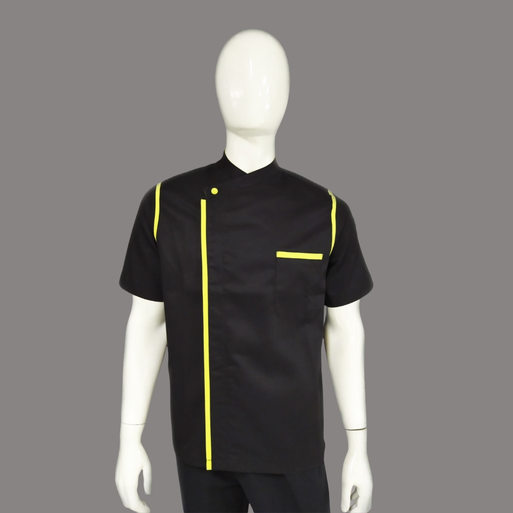 Chef Wear Baju Koki SS F Hitam