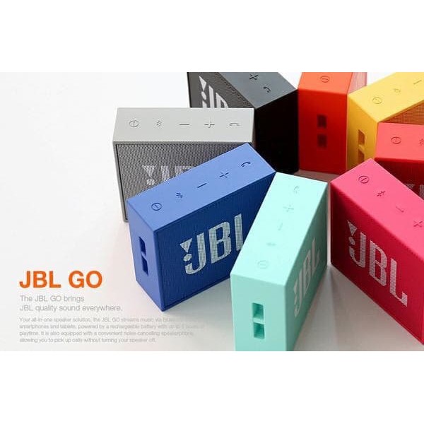 JBL GO Portable Bluetooth Speaker Original IMS   Hitam