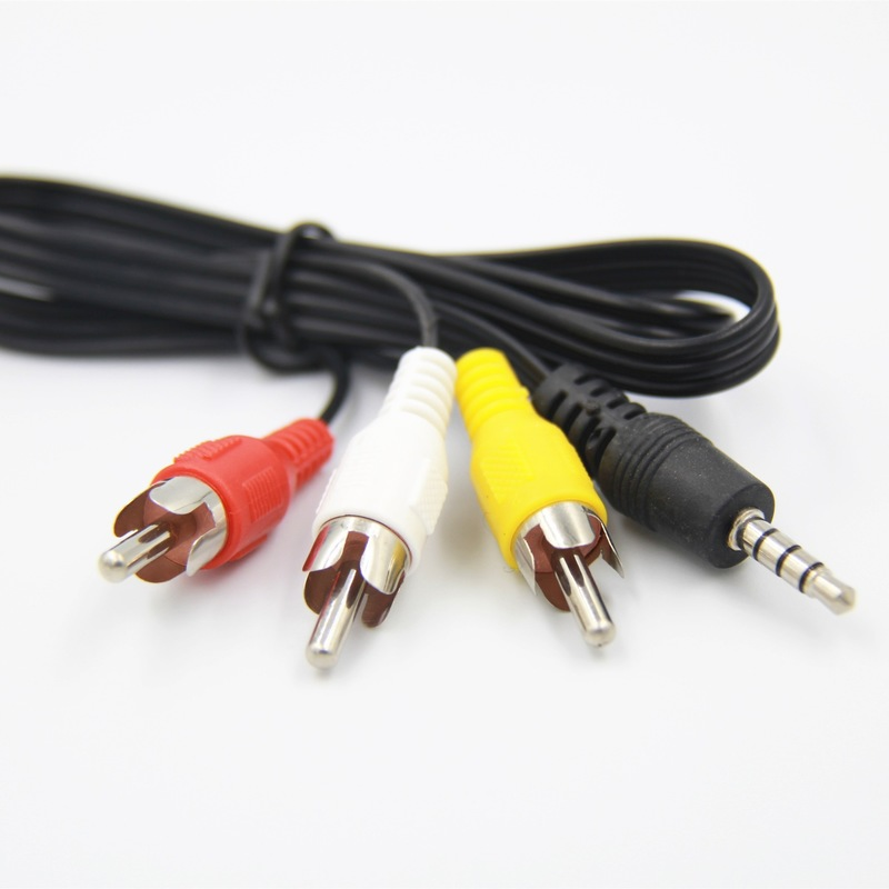 (1M 3.5mm Jack Plug Male Ke 3 Rca Male 3.5mm Jack Ke Female 3 Rca Audio Video Adapter