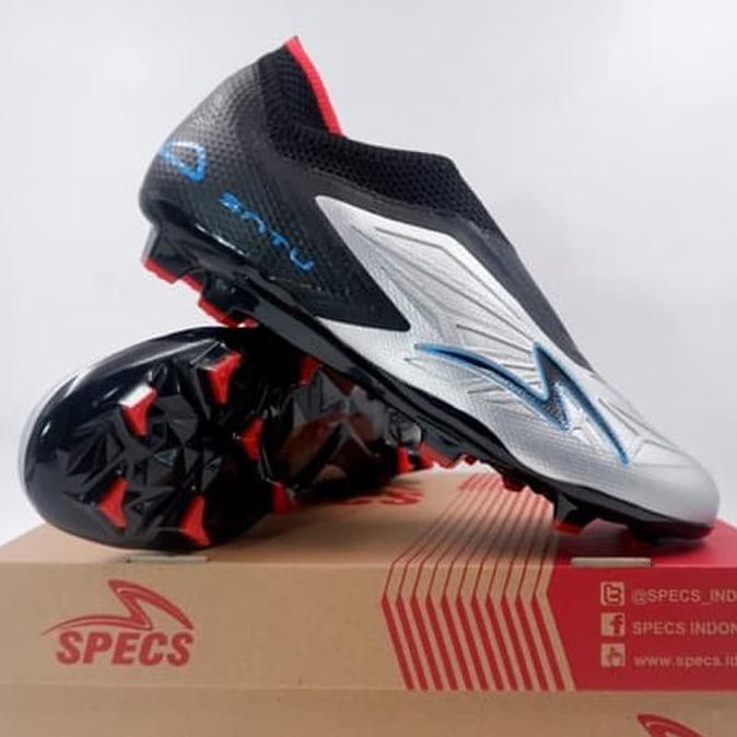Sepatu Bola Specs Accelerator Satu Elite FG Silver Black 101130 Ori