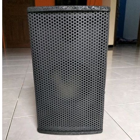 box speaker pasif 6,5  inchi ram besi bintik bintik cat hitam