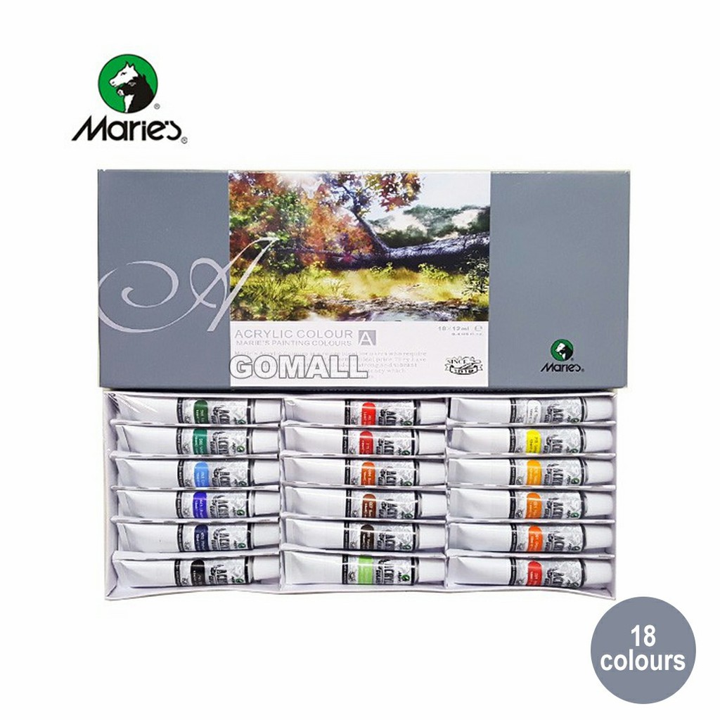

Cat Maries Acrylic Color Set 18 - 818B