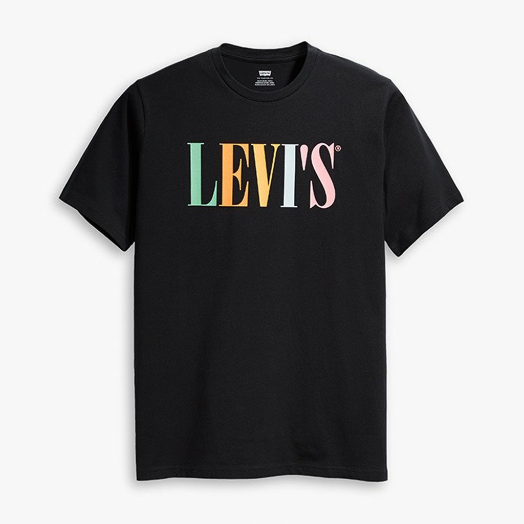 Kaos Levi's | Kaos Pria | Relaxed Hitam | KLPRH - 1