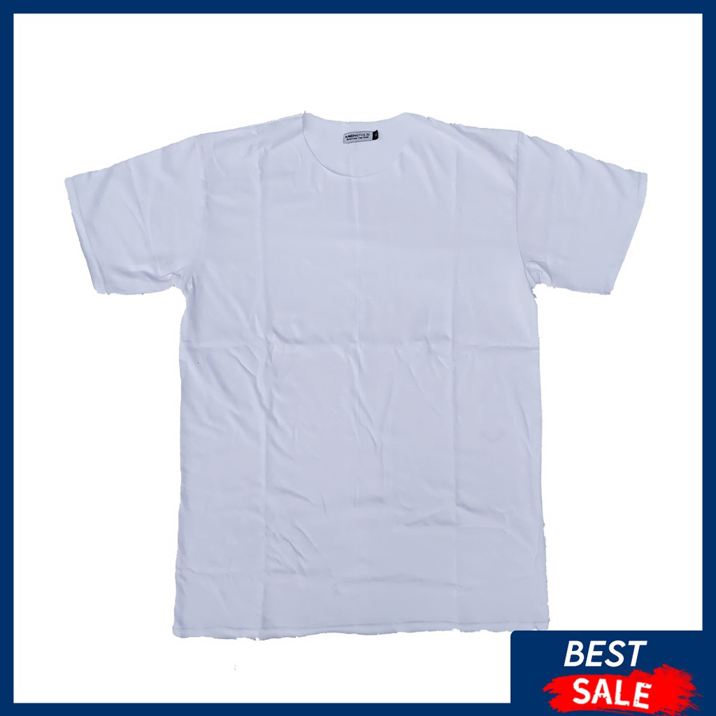 Menstyle.id Unfinished T-Shirt White