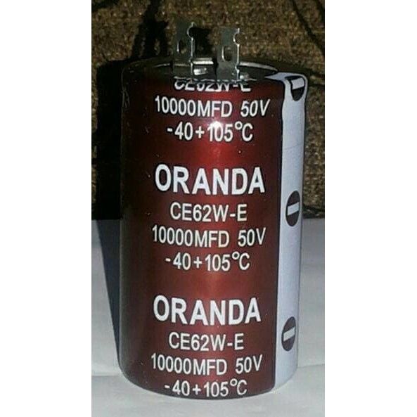 Capacitor Capasitor Kapasitor Elco 10000uf 10000 uf 50v 50 v ORANDA