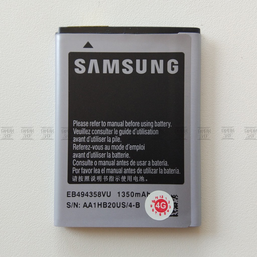 Baterai Handphone Samsung Galaxy S5670 Fit Plus Original | Battery, Batrai, Batre, S 5670, HP, SEIN