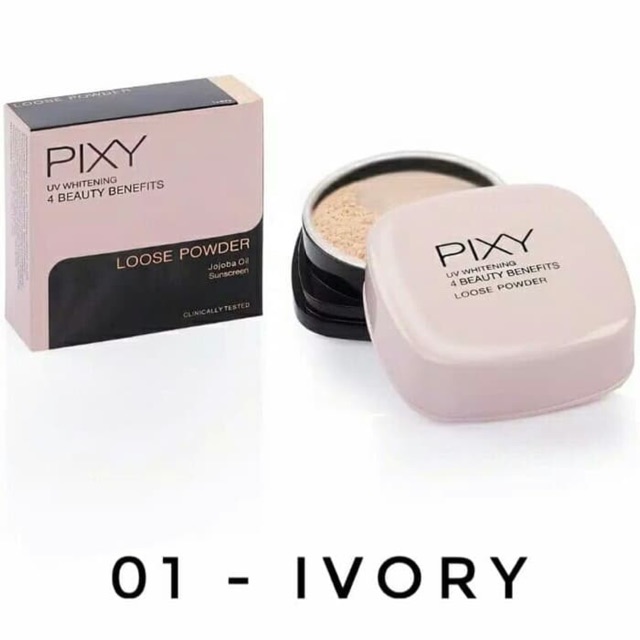 Pixy UVW loose powder 4 Beauty benefit