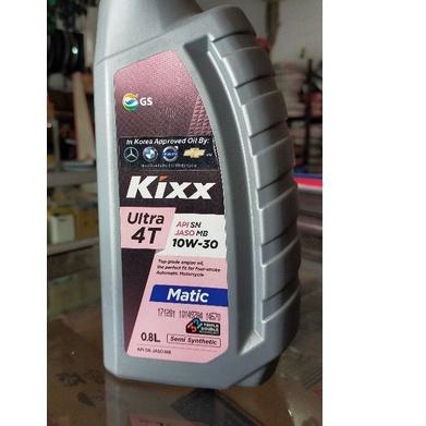 Terbaik Oli Mesin Motor Kixx Ultra 4T Matic 10W-30 API SN JASO MB 0.8 ML ..