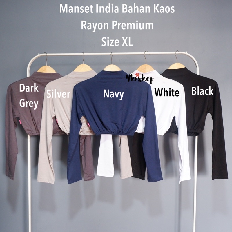 Manset India size XL Bahan Kaos Rayon Premium