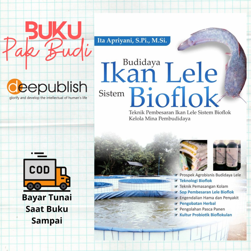 Budidaya Ikan Lele Sistem Bioflok : Teknik Pembesaran Ikan Lele Sistem Bioflok