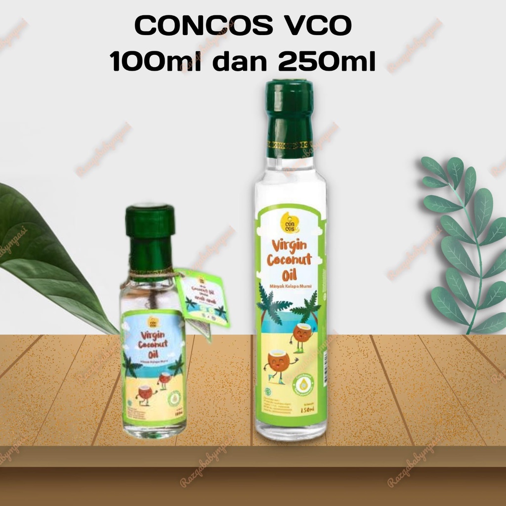 

Concos Virgin Coconut Oil Kids / Minyak Kelapa Murni 100ml 250ml / VCO | razqa baby mpasi