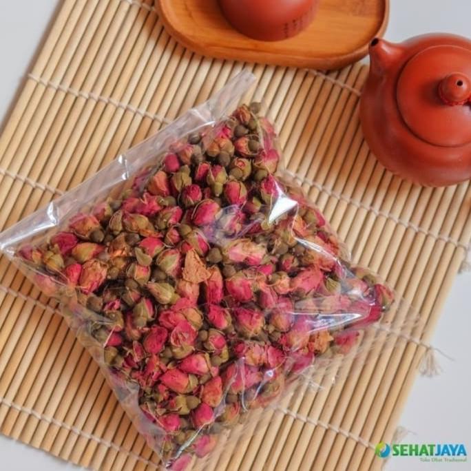 

[COD] teh bunga mawar red rose buds flower tea 100 gram [COD]