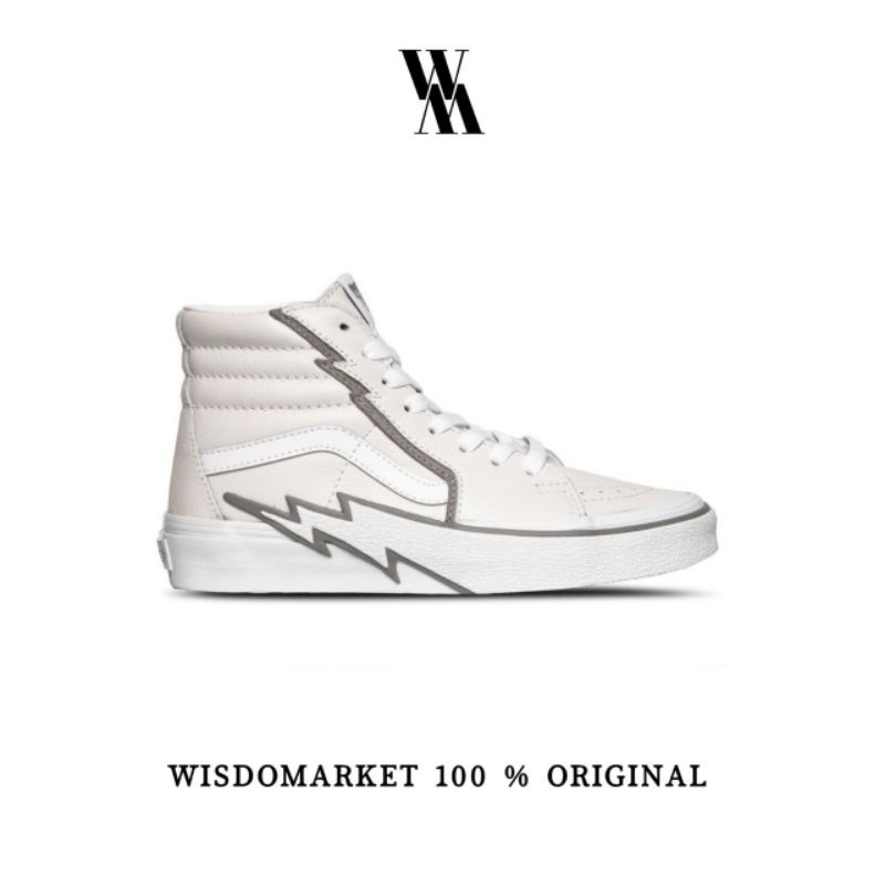 Vans Sk8 Hi Bolt Drizzle White