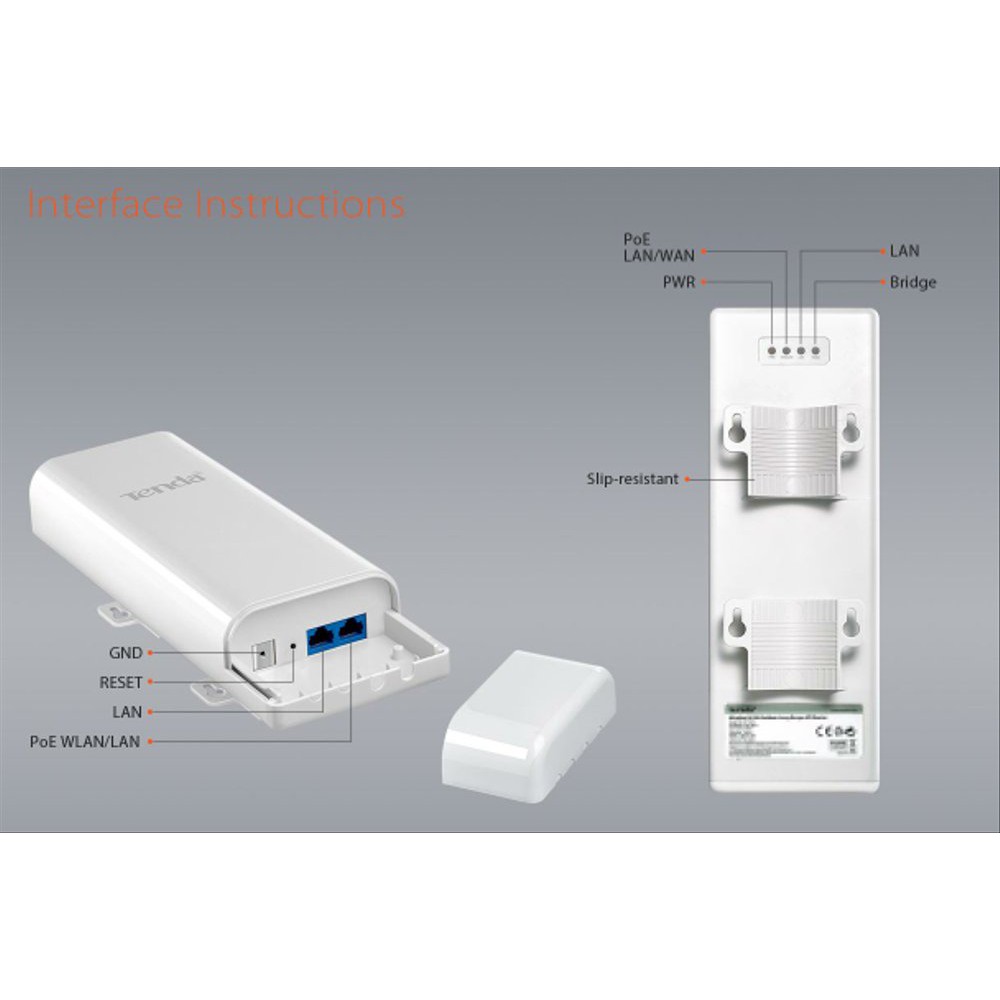 Trend - Tenda O3 CPE Outdoor WIFI Repeater Tenda 03