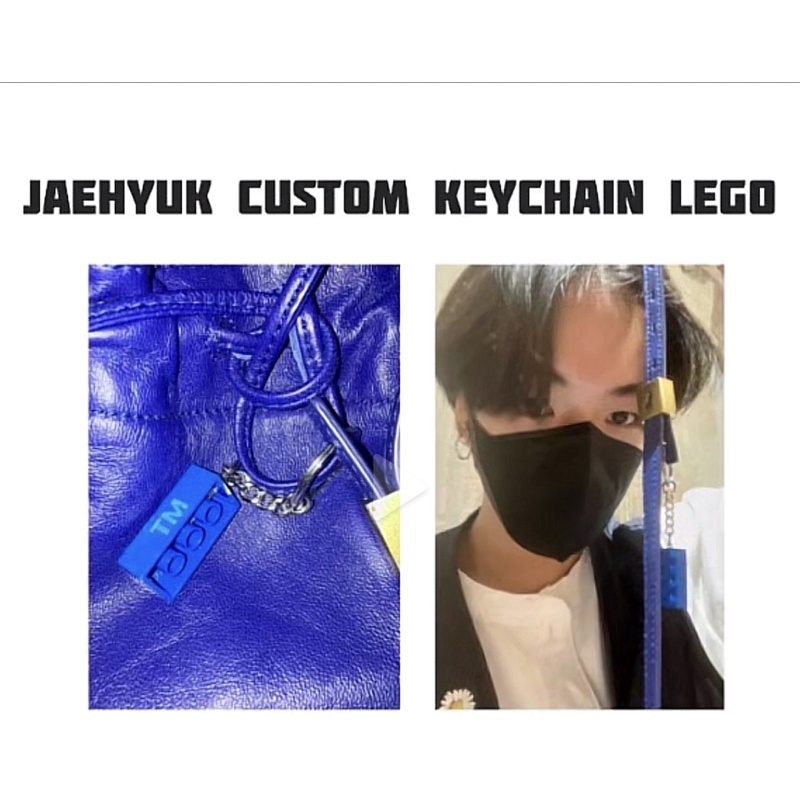 Lego Keychain/gantungan kunci Lego ORIGINAL-Jaehyuk Treasure (BISA COSTUME NAMA 10 Karakter)