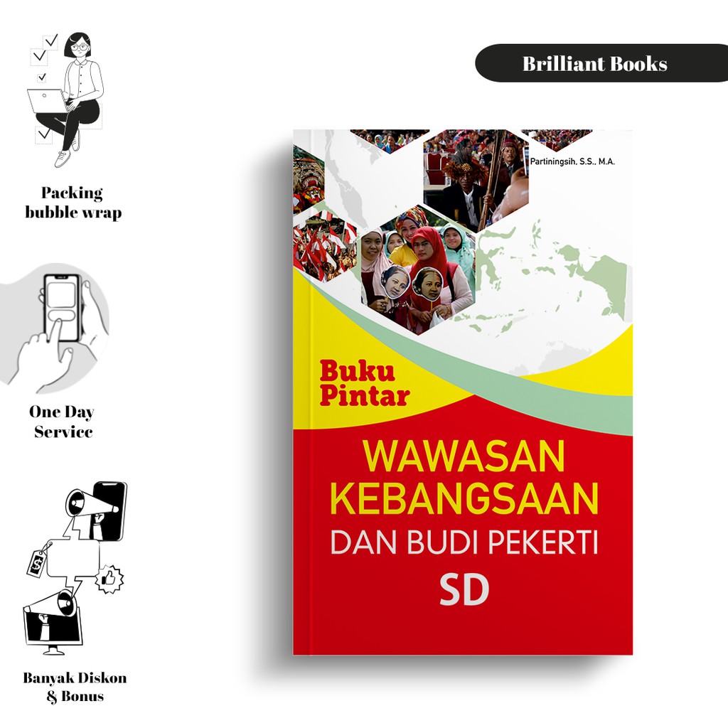 PROMO - BUKU SD : Wawasan Kebangsaan dan Budi Pekerti - Brilliant Books
