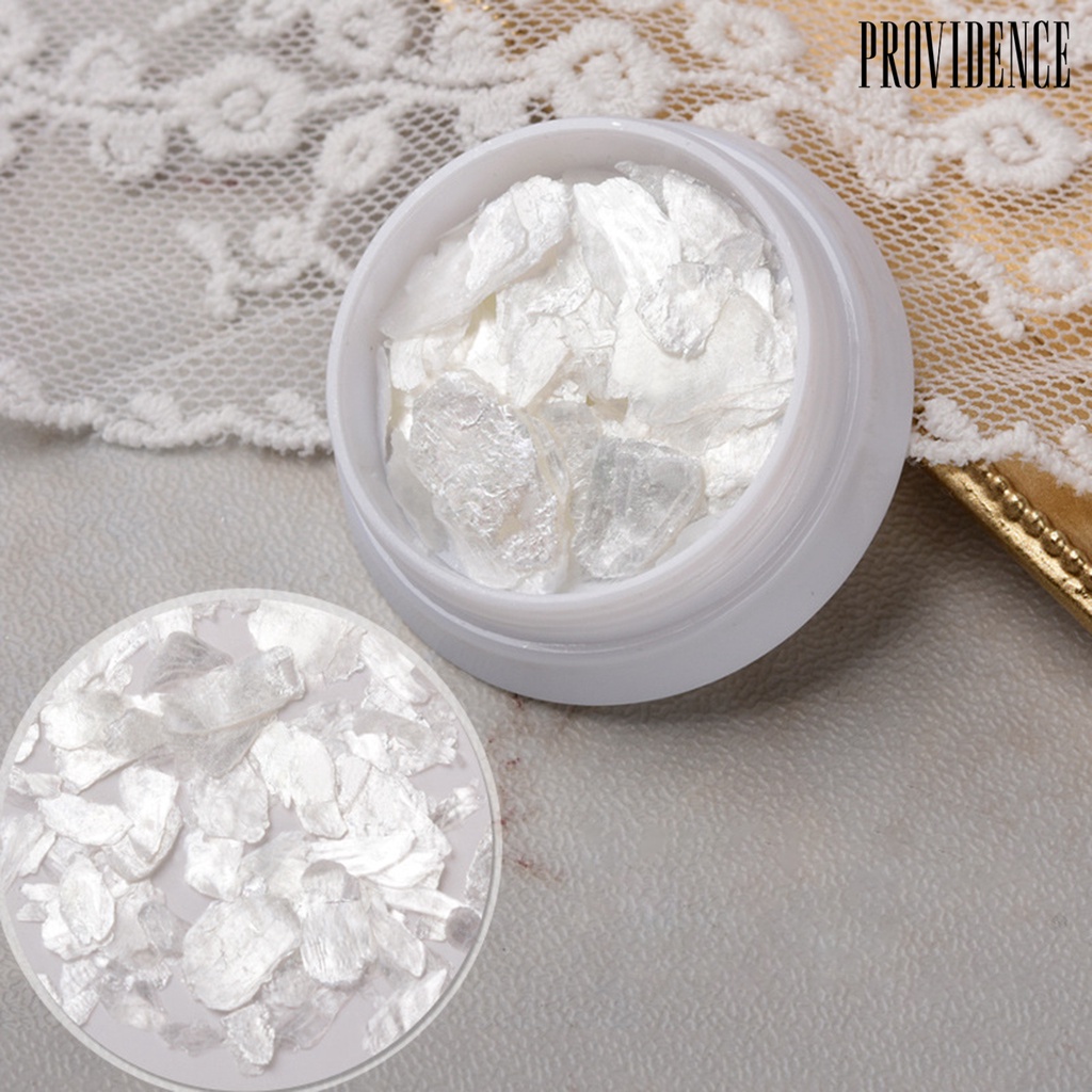 1 Kotak Stiker Kuku Sequin Glitter Holografik Tidak Pudar Untuk Manicure Wanita