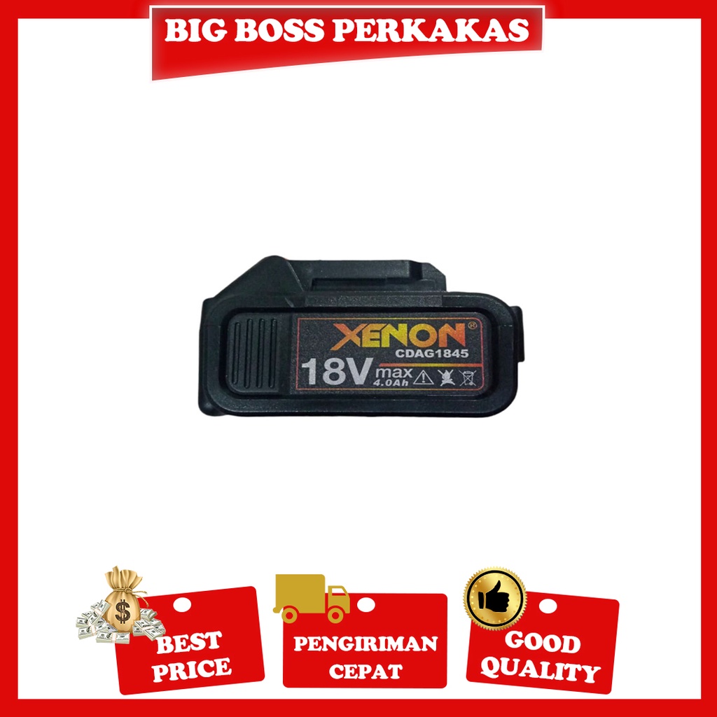 XENON 18V 1.5 BATERAI BOR GERINDA CORDLESS XENON CDID CDAG 1845 BATERE