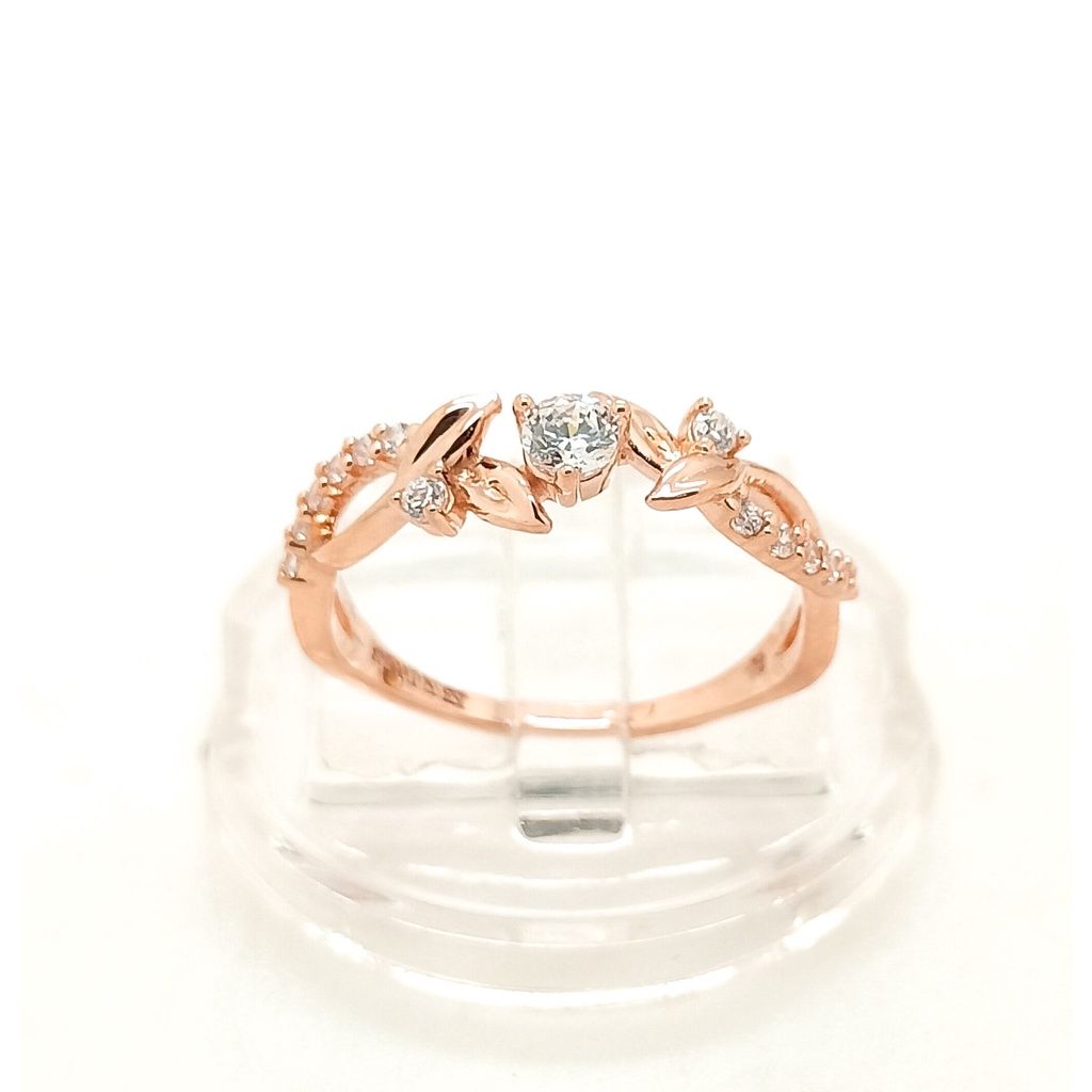 Cincin Rosegold K-Style Collection – Lee Series RI210533 SDW Gold 18K 755