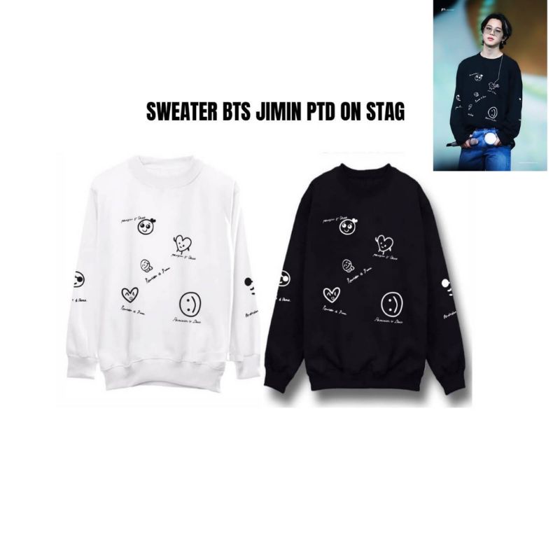 SWEATER BTS JIMIN PERMISSION TO DANCE ON STAGE