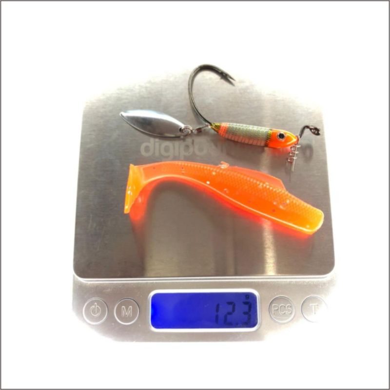 Wormhook Zman Blade Menyala Wormhook 4/0 Softlure 8 cm