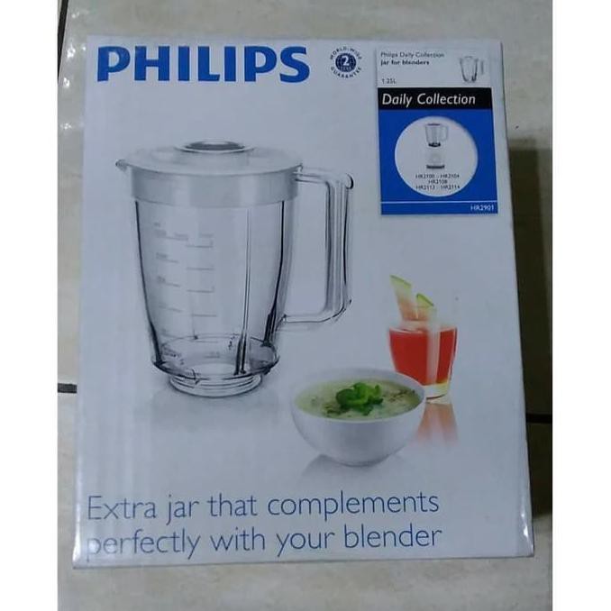 BISA DITAWAR BLENDER PORTABLE■ PHILIPS AKSESORIES GELAS BLENDER PLASTIK KHUSUS HR2102 - HR2901