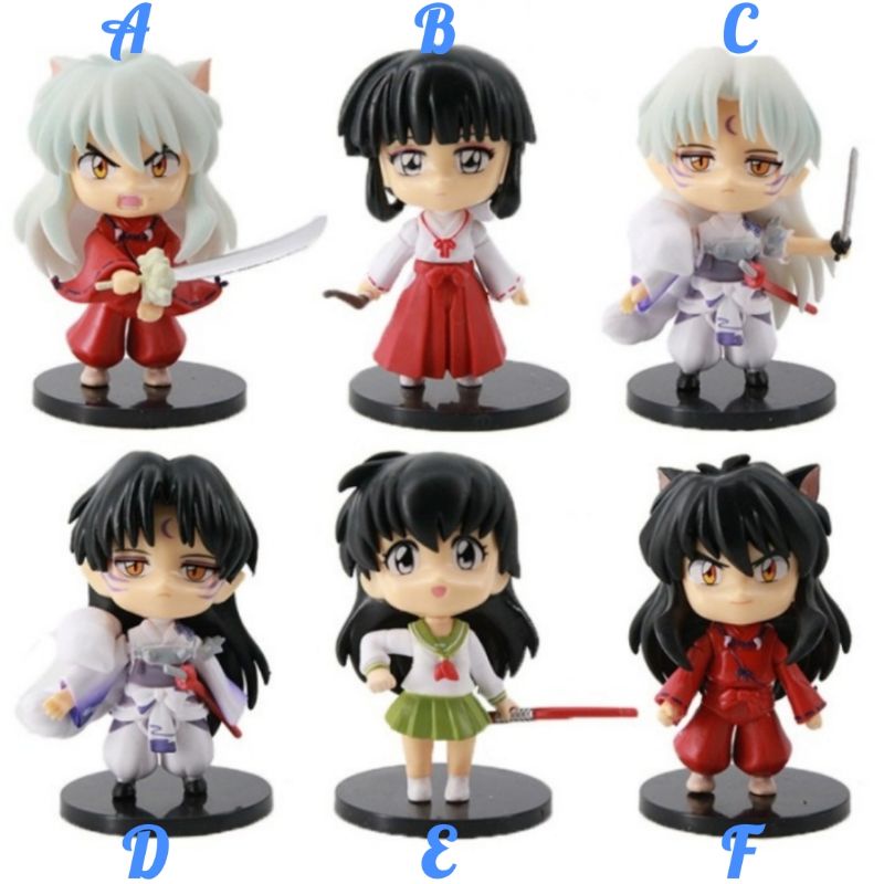 Action Figure Nendoroid Inuyasha Seshomaru Kagome Kikio Petit Figure Qposket