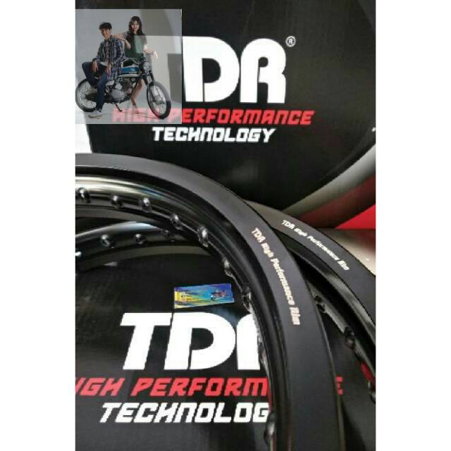 Velg TDR/Velg tdr wshape uk 185/215 ring17 hitam