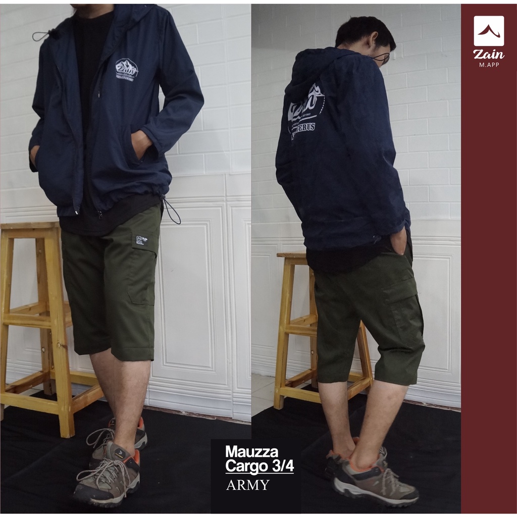 Sirwal Mauzza Cargo Shorts 3/4  By Zain