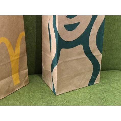 

❄ Paper Bag Brown Kraft Large / Kantong Kertas Mcd Kfc L (PB08) @100 Pcs ۩