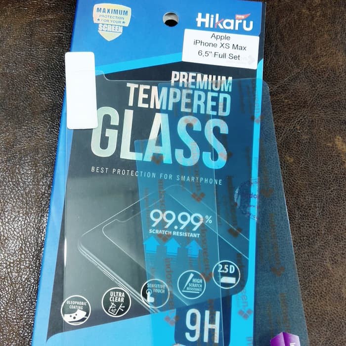 Indoscreen Tempered Glass Fullset Iphone X XS XR XS MAX Screenguard Antigores Kaca Temperglass