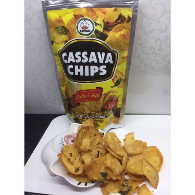 

ERVAN CASSAVA CHIPS SALTED EGG 100GR