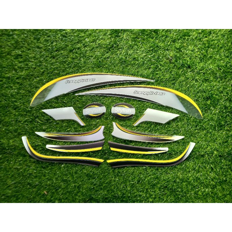 Striping Scoopy Transparan ori variasi