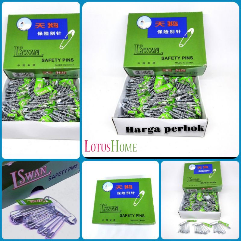 (1box) Peniti stainless steel Lswan box / Peniti Hijab / Peniti Baju