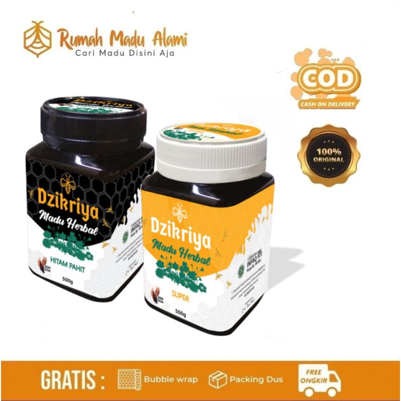 

Madu Dzikriya Herbal Madu Hitam Pahit original