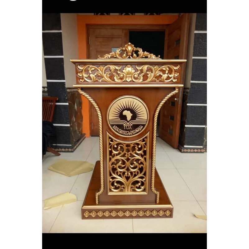 Mimbar podium terbaru mimbar masjid ukir modern