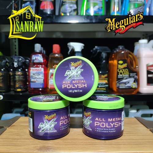 SIAP KIRIM Meguiars - Meguiar'S Nxt All Metal Polysh 142 Gr - Metal Chrome Polish MURAH