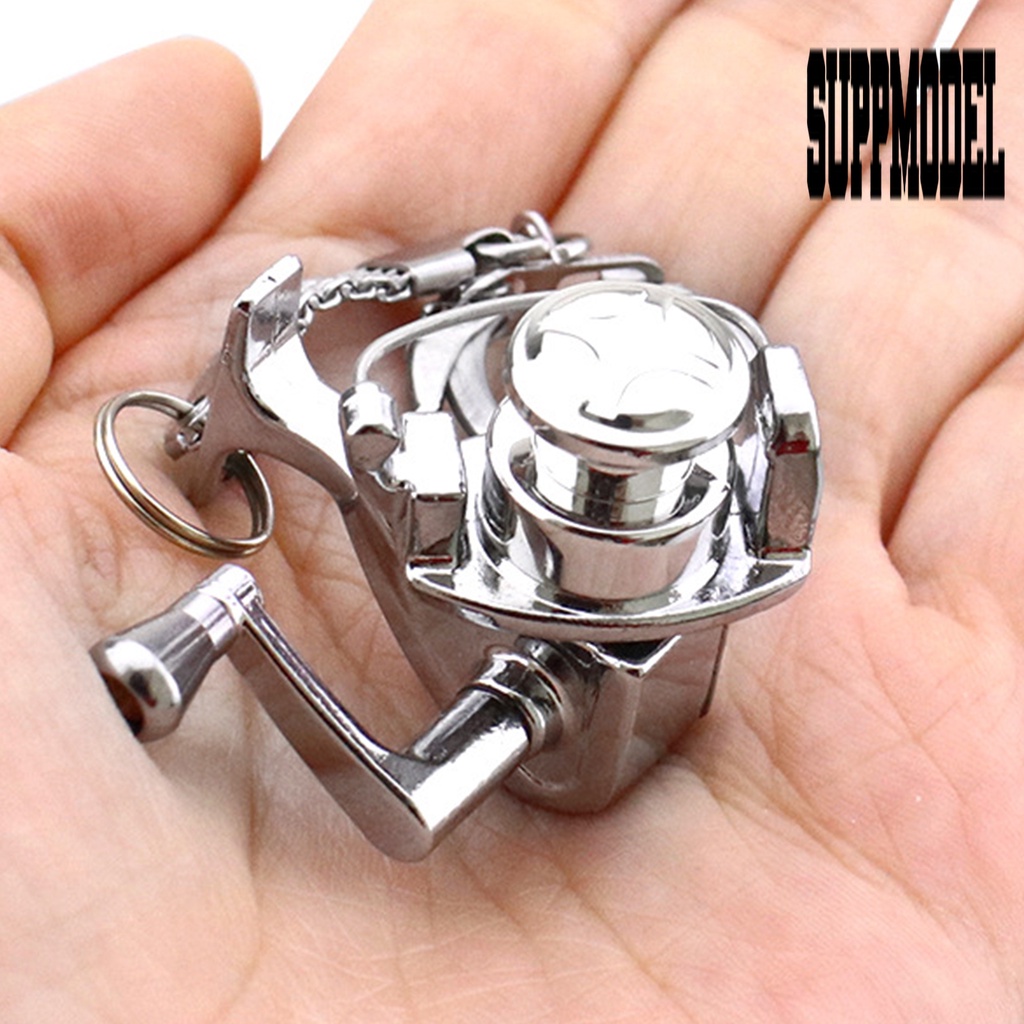 Suppmodel Gantungan Kunci Bentuk Drum Reel Mini Bahan Alloy