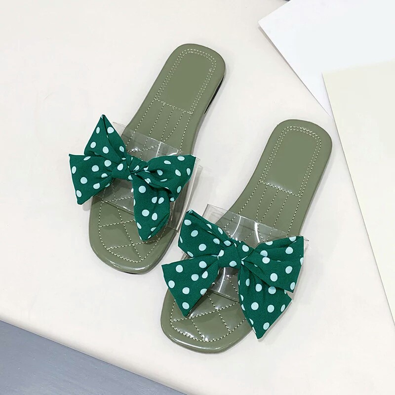 Sepatudari Karin Sandal flat wanita Sol Karet Non Slip KR-SDF0043