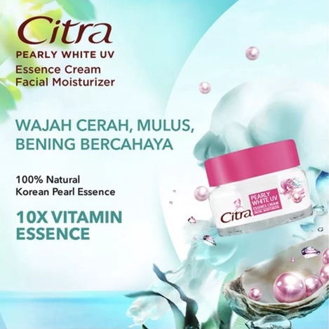 Citra Moisturizer Hazeline  Pearly Glow 40gr | Green tea Anti Acne 40gr