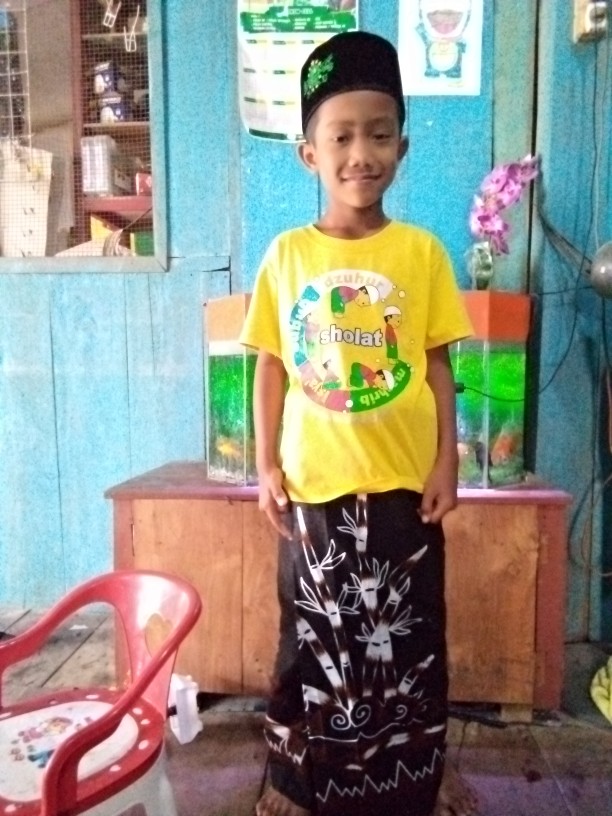 Al Mahdi Sarung Batik Anak Laki Laki Karakter Motif Becak Kapal Sepeda Vespa Macan Kopi