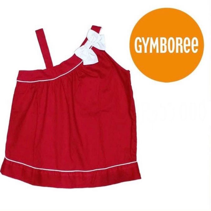 Atasan / Tank Top / Blouse Merah Anak Tanggung Lengan Kutung Gymboree