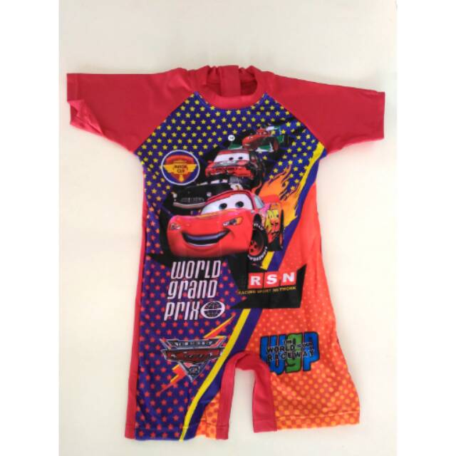 Baju Renang Cars Mcqueen Diving