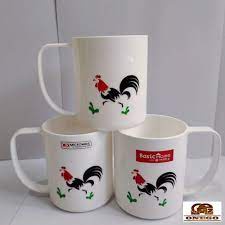 LION STAR Gelas Mug Rooster - Ayam Jago Kukuruyuk - Basic Home Series