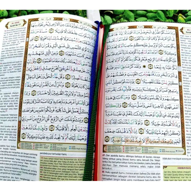 AL QUR'AN TAJWID WARNA RESLETING TERJEMAH