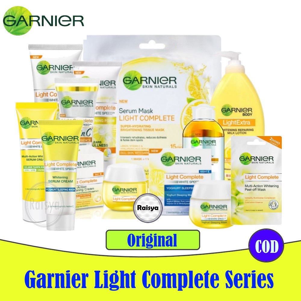 Jual Garnier Light Complete Series All Item Shopee Indonesia