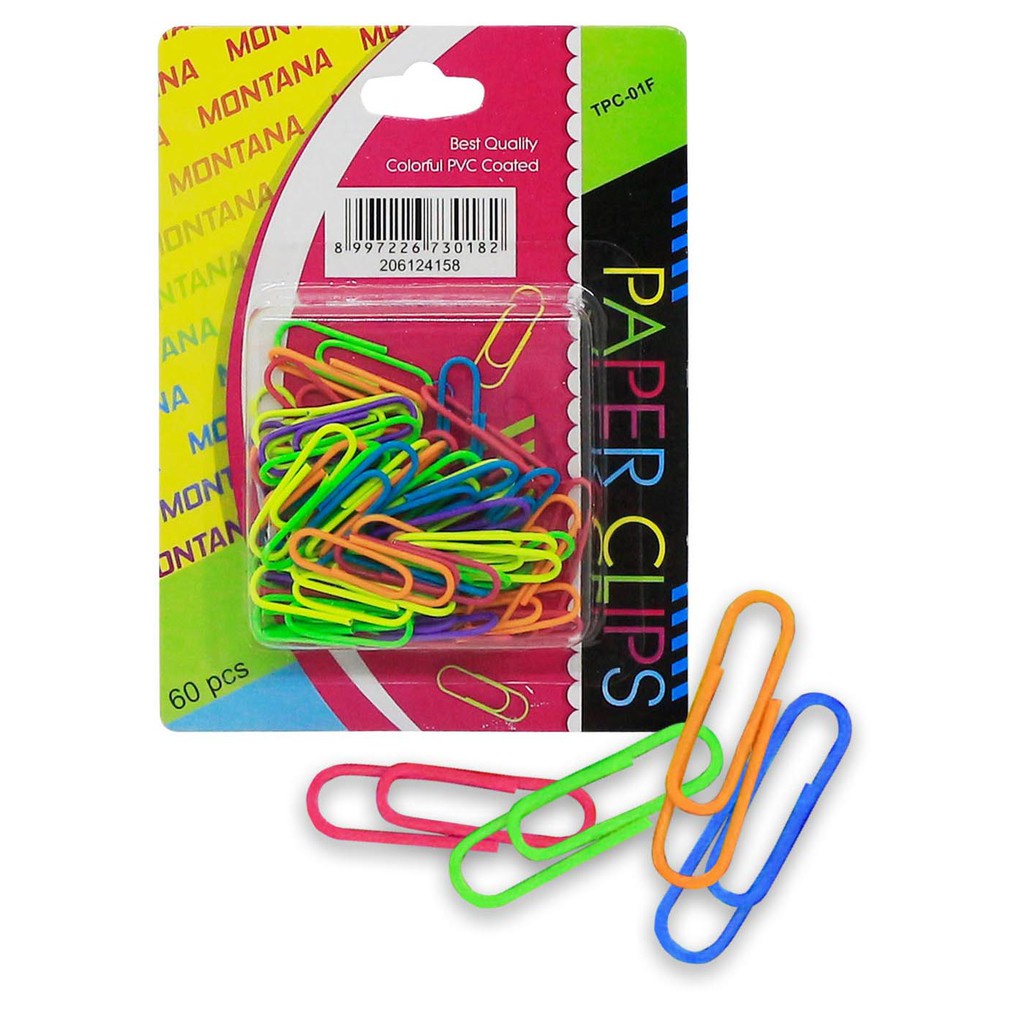 

MONTANA Paper Clip / Klip / Penjepit Kertas Montana TPC-01F RETAIL