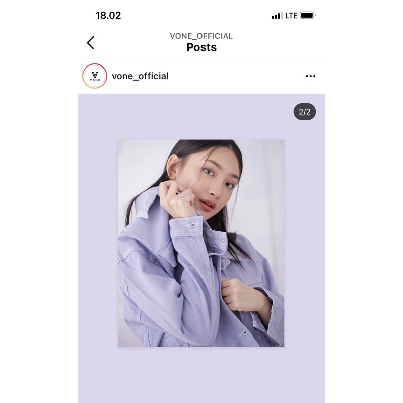 VONE OFFICIAL LILAC JACKET SM