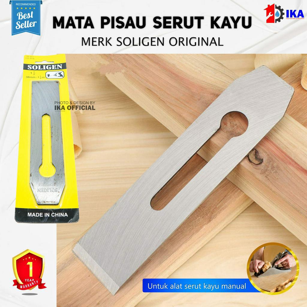 Mata Ketam / Mata Pisau sugu Manual / Mata Pisau Serut Kayu SOLIGEN